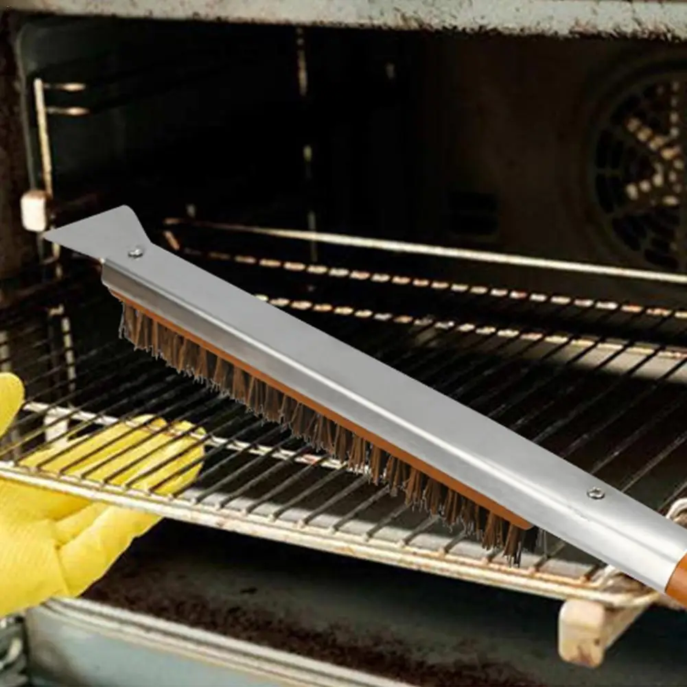 Pizza Stone Cleaning Brush Pizza Oven Brush with Scraper for Pizza Oven Cooking BBQ Restaurant Baking
Pizza Stone Cleaning Brush Pizza Oven Brush with Scraper for Pizza Oven Cooking BBQ Restaurant Baking