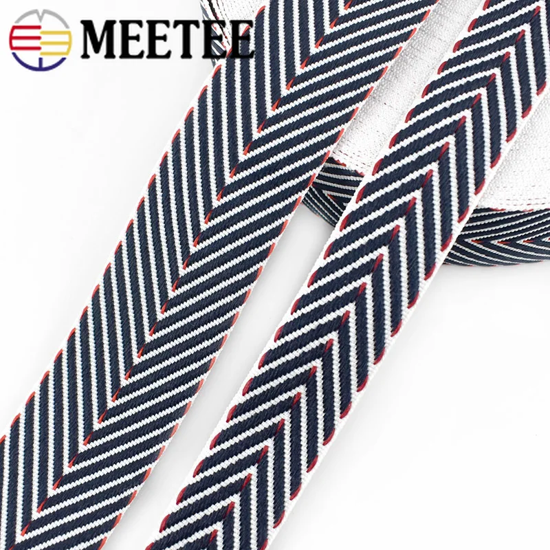 Meetee 10M 25/38mm Polyester Jacquard Webbing Tape Stripe Color Ribbon Webbing DIY Bags Strap Belt Decoration Band Accessories
Meetee 10M 25/38mm Polyester Jacquard Webbing Tape Stripe Color Ribbon Webbing DIY Bags Strap Belt Decoration Band Accessories