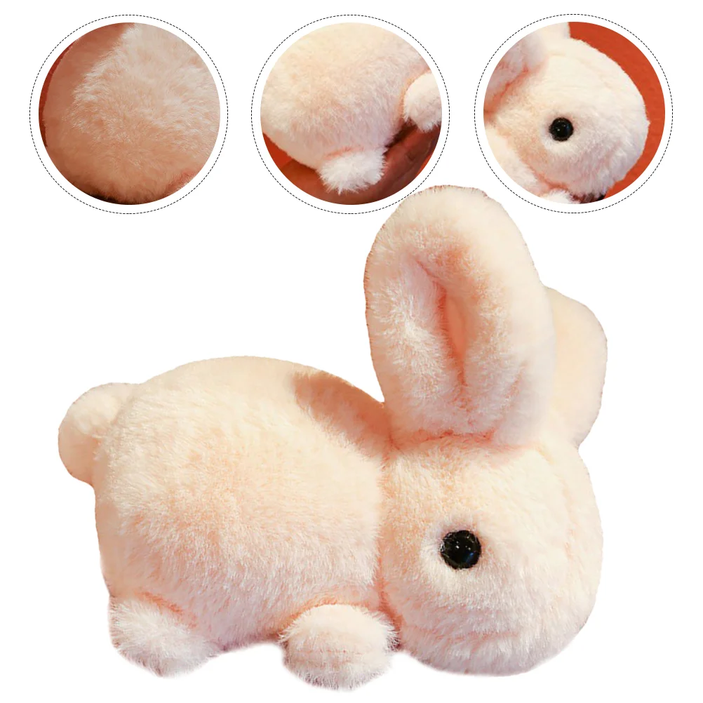 

Adorable Bunny Toy Plush Rabbit Prone Posture Bunny Toy Plush Bunny Kids Gift