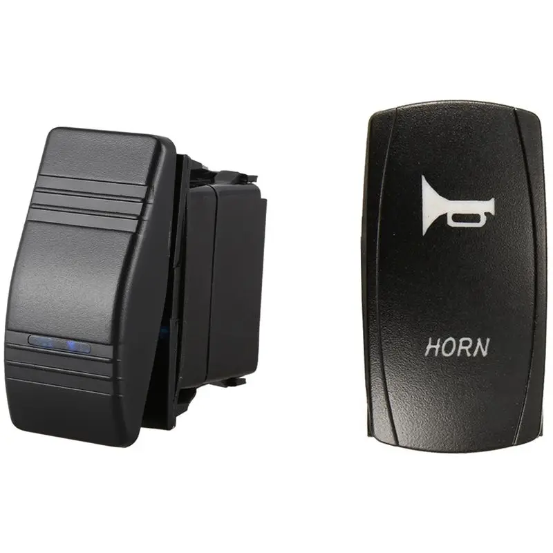 2 Pcs Switch: 1 Pcs LED Light Horn Bell Rocker Switch 12V 24V Red & 1 Pcs LED Light Illuminated SPST ON-OFF Switch
2 Pcs Switch: 1 Pcs LED Light Horn Bell Rocker Switch 12V 24V Red & 1 Pcs LED Light Illuminated SPST ON-OFF Switch