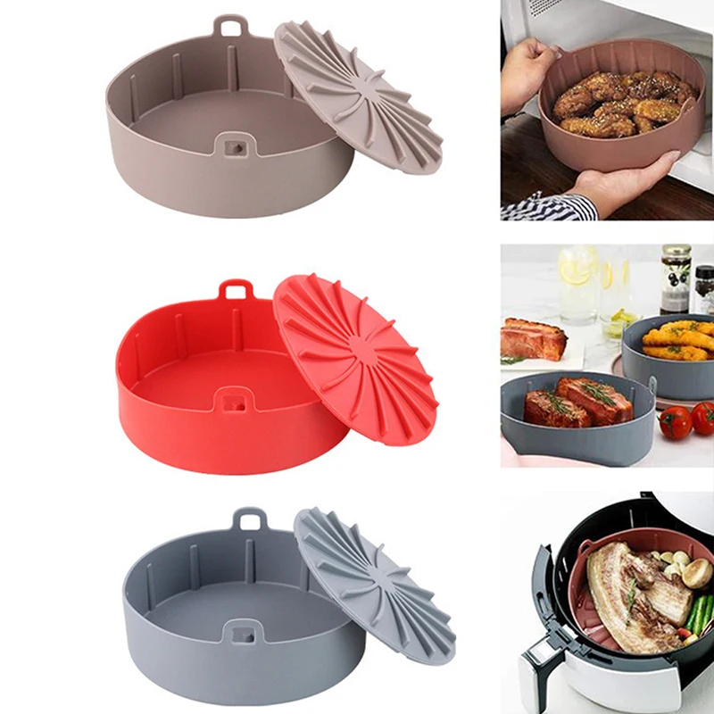 Heat Resistant Grill Tray Air Fryer Cookies Fried Chicken Silicone Pizza Basket Air Fryer Grill Pan Thickened Kitchen Gadgets
Heat Resistant Grill Tray Air Fryer Cookies Fried Chicken Silicone Pizza Basket Air Fryer Grill Pan Thickened Kitchen Gadgets