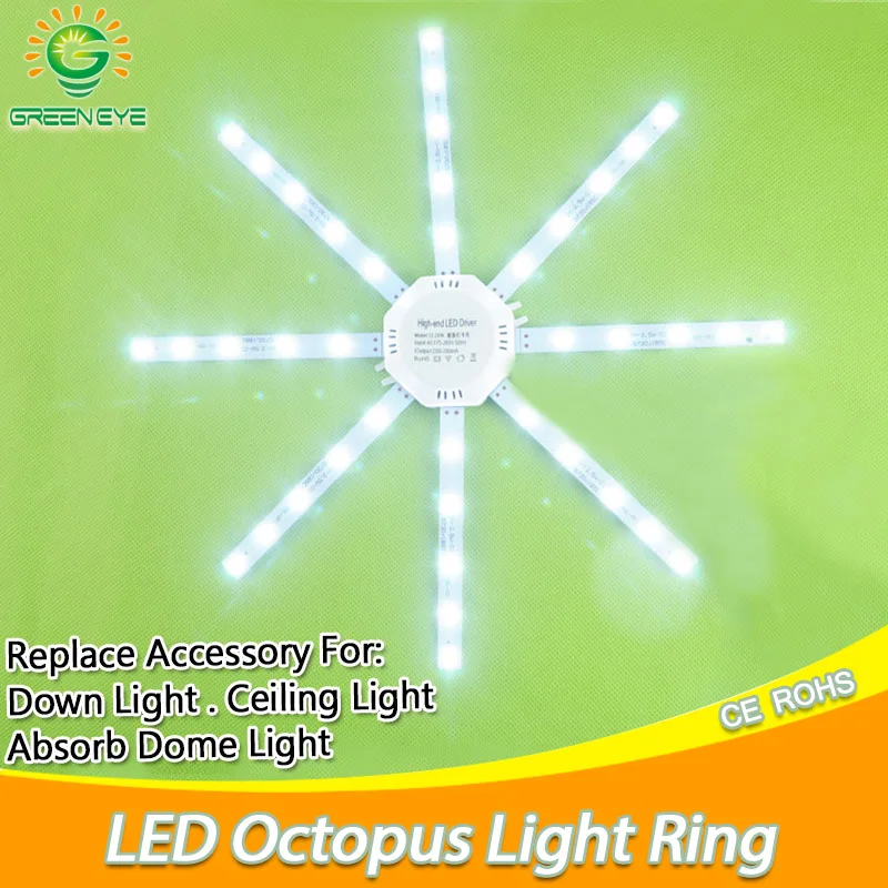 12W 16W 20W 24W Led Downlight Accessory Octopus Magnetic plate Ring Light Led Lamp 220V For Ceiling Lamp Absorb dome Replace
12W 16W 20W 24W Led Downlight Accessory Octopus Magnetic plate Ring Light Led Lamp 220V For Ceiling Lamp Absorb dome Replace