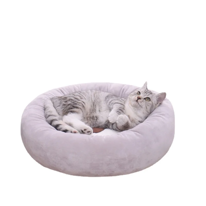 Comfort with Super Soft Pet Cat Bed - Plush, , Washable, Calming Donut Bed, Perfect Sleeping Artifact for All Kinds of Cats
Comfort with Super Soft Pet Cat Bed - Plush, , Washable, Calming Donut Bed, Perfect Sleeping Artifact for All Kinds of Cats