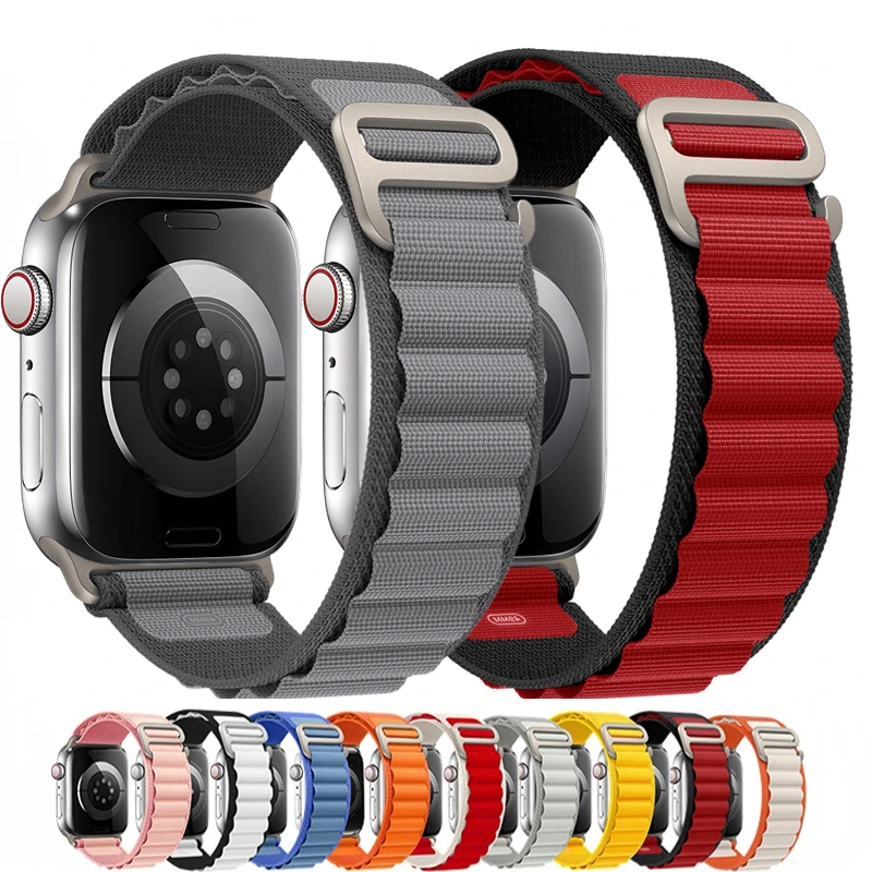 Alpine loop band for Apple watch strap 49mm 45mm 44mm 41mm 40mm 42mm 38mm Sport bracelet iWatch Ultra series 8 7 6 5 4 3 SE belt
Alpine loop band for Apple watch strap 49mm 45mm 44mm 41mm 40mm 42mm 38mm Sport bracelet iWatch Ultra series 8 7 6 5 4 3 SE belt