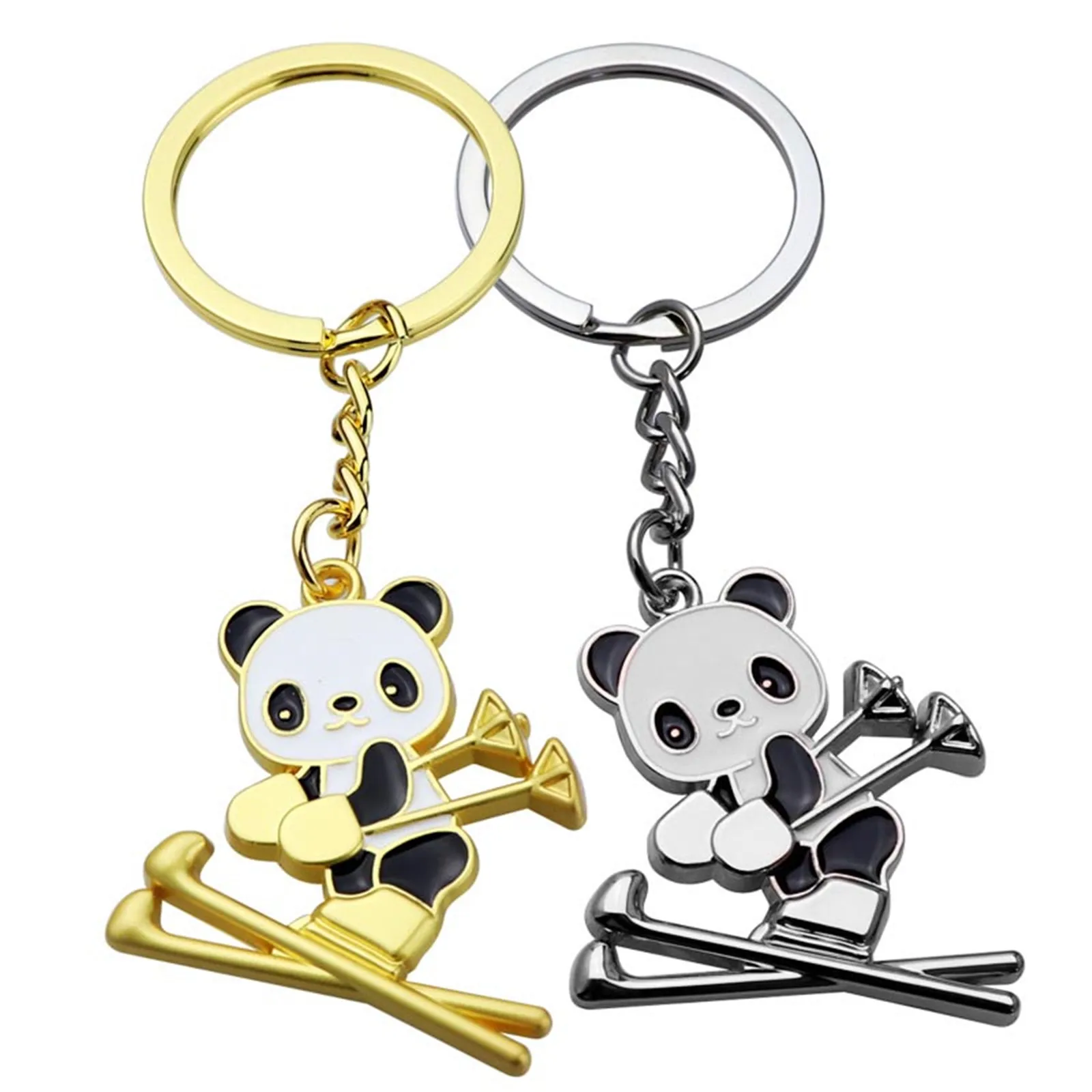 2 Pcs Cute Panda Ski Keychain 2022 Winter Skiing Panda Pendant Keyring Cartoon Animal Key Holder Winter Ski Bag Gift Keychain
2 Pcs Cute Panda Ski Keychain 2022 Winter Skiing Panda Pendant Keyring Cartoon Animal Key Holder Winter Ski Bag Gift Keychain