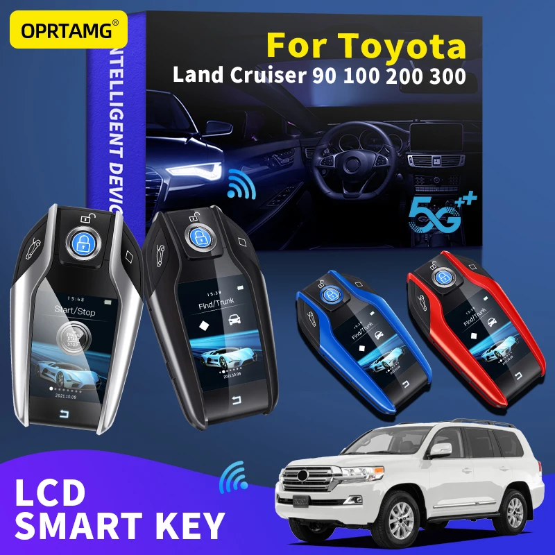 touch screen Smart Key Car Smart Remote Control Key LCD Display keychain Car Accessories For Toyota Land Cruiser 90 100 200 300
touch screen Smart Key Car Smart Remote Control Key LCD Display keychain Car Accessories For Toyota Land Cruiser 90 100 200 300