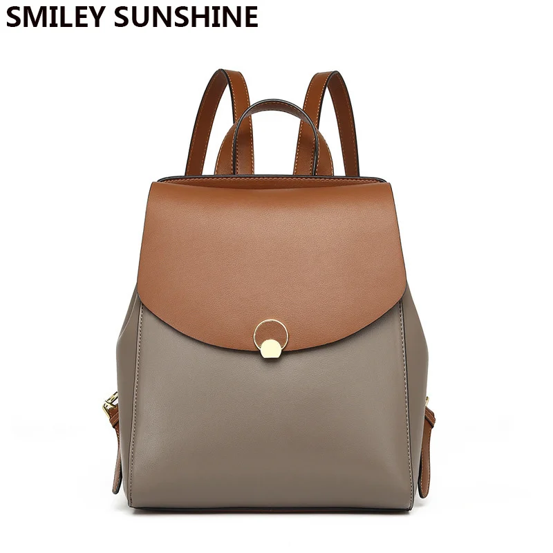 Real Genuine Cow Leather Black White Color Women Backpacks Lady Cowhide Female Book Bag School Backpack for College Students
Real Genuine Cow Leather Black White Color Women Backpacks Lady Cowhide Female Book Bag School Backpack for College Students
