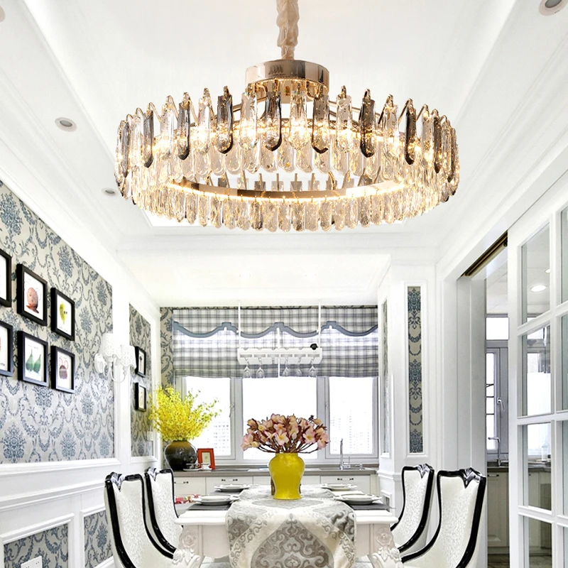 Modern Luxury Crystal Ceiling Chandeliers 2023 New Lights LED Hanging Lamps for Ceiling Home Decoration Lustres for Dining Room
Modern Luxury Crystal Ceiling Chandeliers 2023 New Lights LED Hanging Lamps for Ceiling Home Decoration Lustres for Dining Room