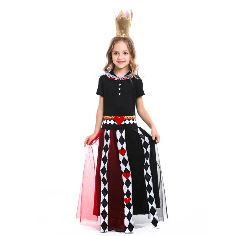 Girls Alice in Wonderland The Red Queen Costume Kids Halloween Carnival Role-play Game Queen Cosplay Dress Up Children Outfit
Girls Alice in Wonderland The Red Queen Costume Kids Halloween Carnival Role-play Game Queen Cosplay Dress Up Children Outfit
