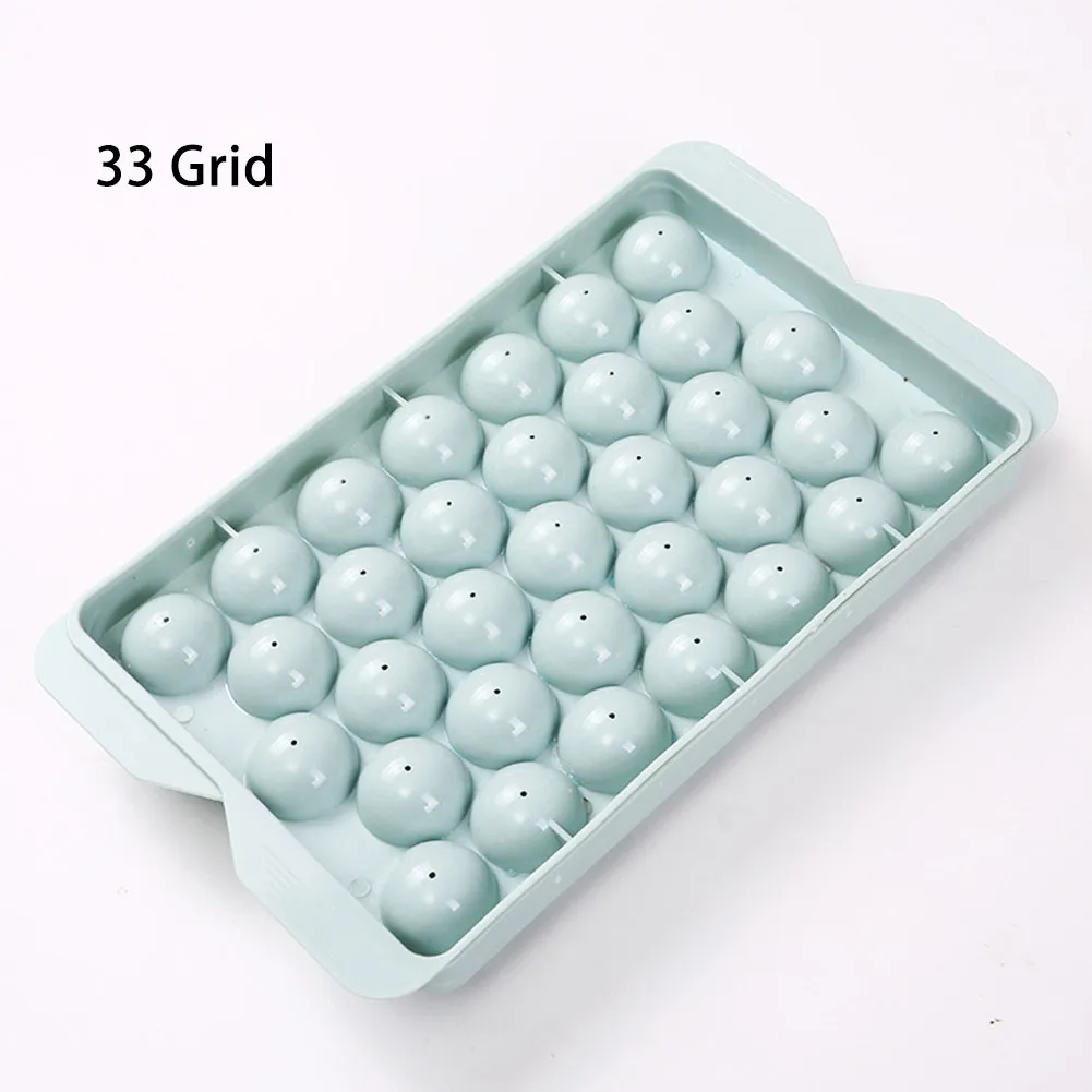 33 Grids DIY Moulds Round Ice Cube Tray With Lid Plastic Silicone Mold Refrigerator Spherical Ice Ball Maker Kitchen Tools
33 Grids DIY Moulds Round Ice Cube Tray With Lid Plastic Silicone Mold Refrigerator Spherical Ice Ball Maker Kitchen Tools