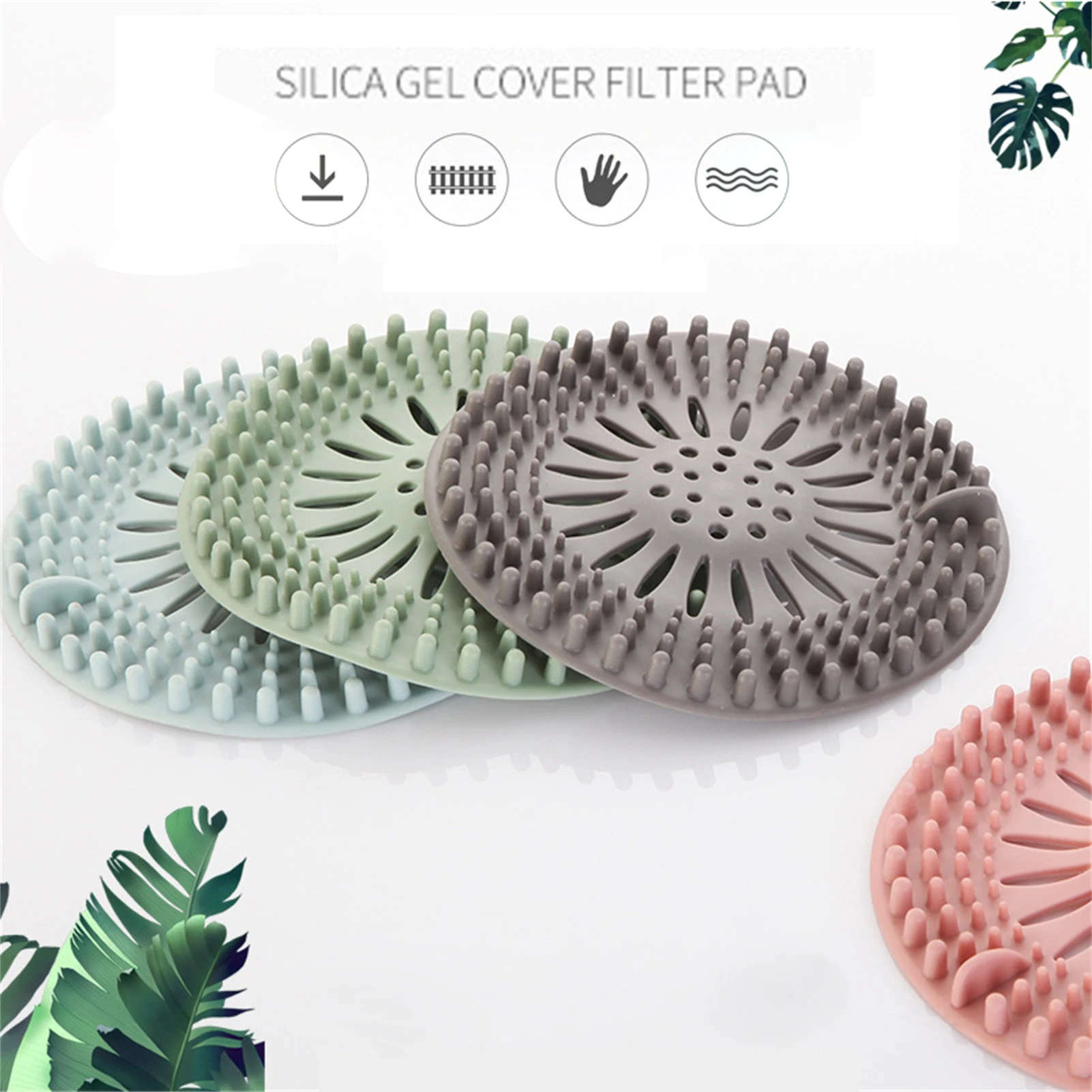 4pc Bathroom Hair Sink Sewer Filter Floor Drain Strainer Water Hair Stopper Bath Catcher Shower Cover Clog Bathroom Accessorie
4pc Bathroom Hair Sink Sewer Filter Floor Drain Strainer Water Hair Stopper Bath Catcher Shower Cover Clog Bathroom Accessorie