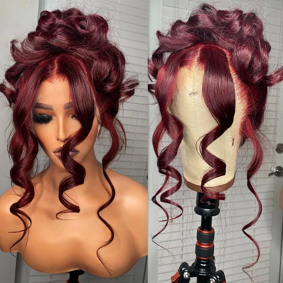Preplucked 26" Long Burgundy 180Density Glueless Wine Body Wave Lace Front Wig For Black Women With BabyHair Daily Cosplay 99j
Preplucked 26" Long Burgundy 180Density Glueless Wine Body Wave Lace Front Wig For Black Women With BabyHair Daily Cosplay 99j