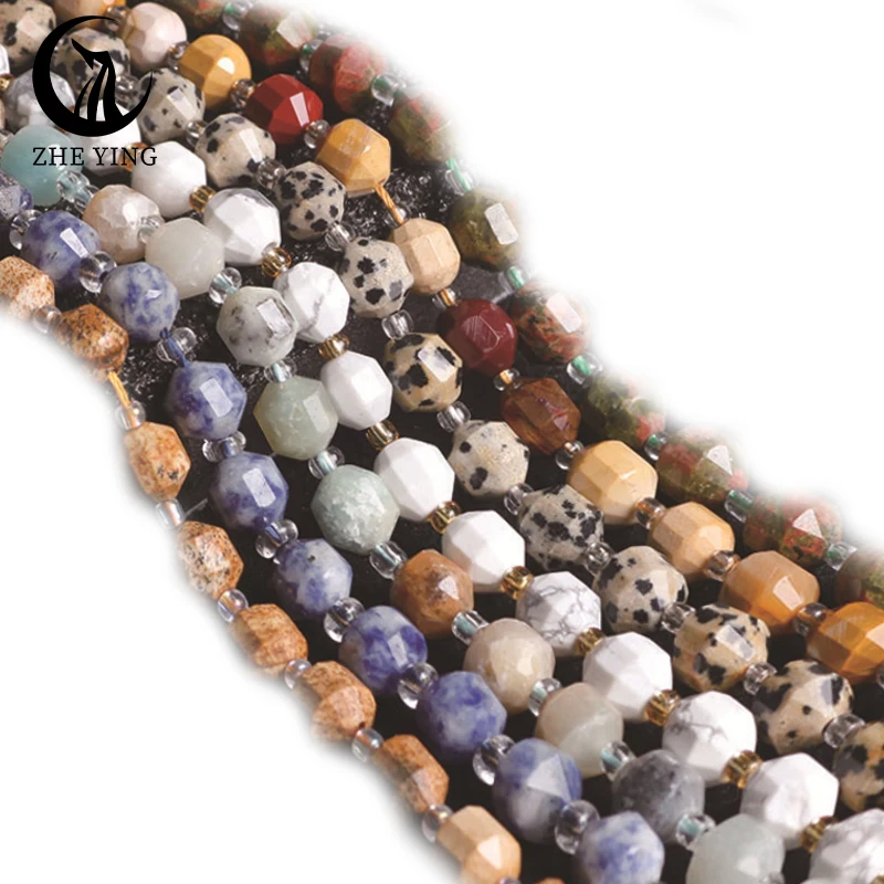 Zhe Ying 8mm 10mm Natural Stone Bicone Barrel Drum Beads Gemstone Loose OIive Shape Loose Spacer Beads for Bracelet Necklace
Zhe Ying 8mm 10mm Natural Stone Bicone Barrel Drum Beads Gemstone Loose OIive Shape Loose Spacer Beads for Bracelet Necklace