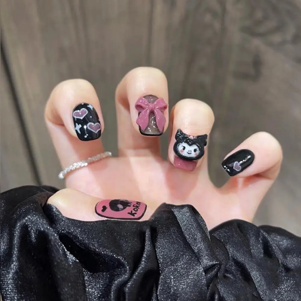 Cute Q Version Kawaii Sanrio Kuromi Japanese Anime Cartoon Fashion Nail Stickers Sweet Cool Girly Heart Manicures Gift Toys
Cute Q Version Kawaii Sanrio Kuromi Japanese Anime Cartoon Fashion Nail Stickers Sweet Cool Girly Heart Manicures Gift Toys