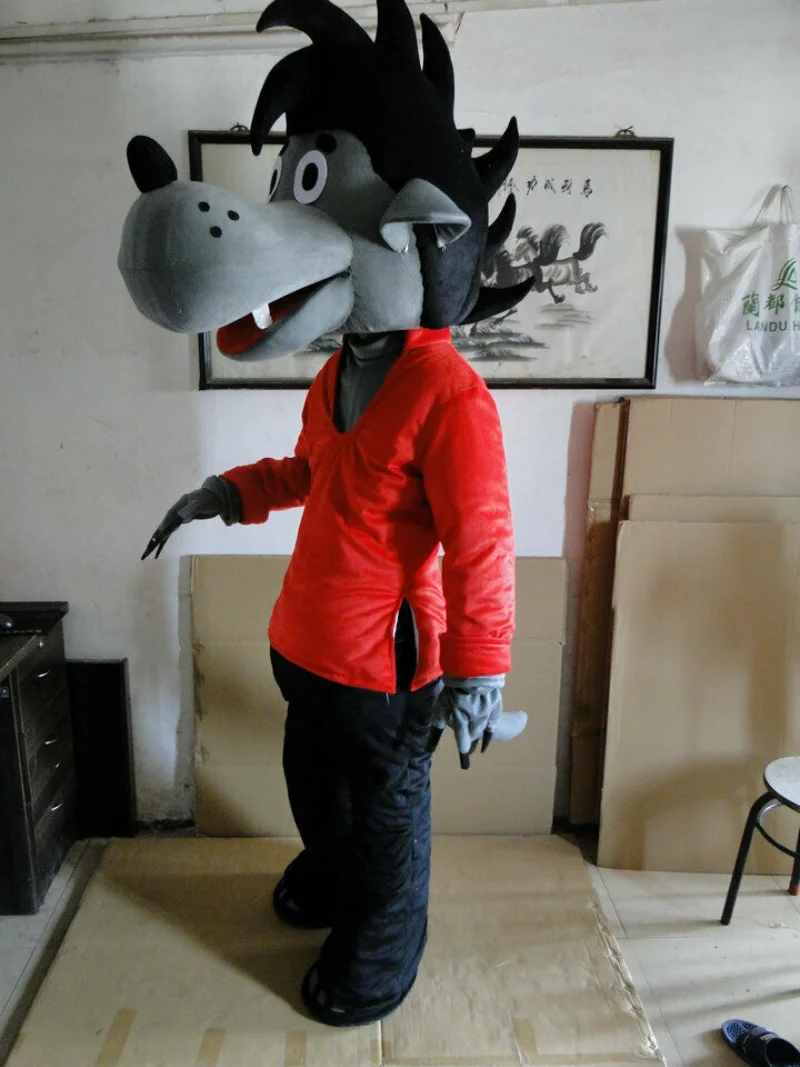 New Christmas Carnival Cosplay Costume Halloween Birthday Party Big Bad Wolf Costume Adult Advertising Parade Mascot Adult 
New Christmas Carnival Cosplay Costume Halloween Birthday Party Big Bad Wolf Costume Adult Advertising Parade Mascot Adult
