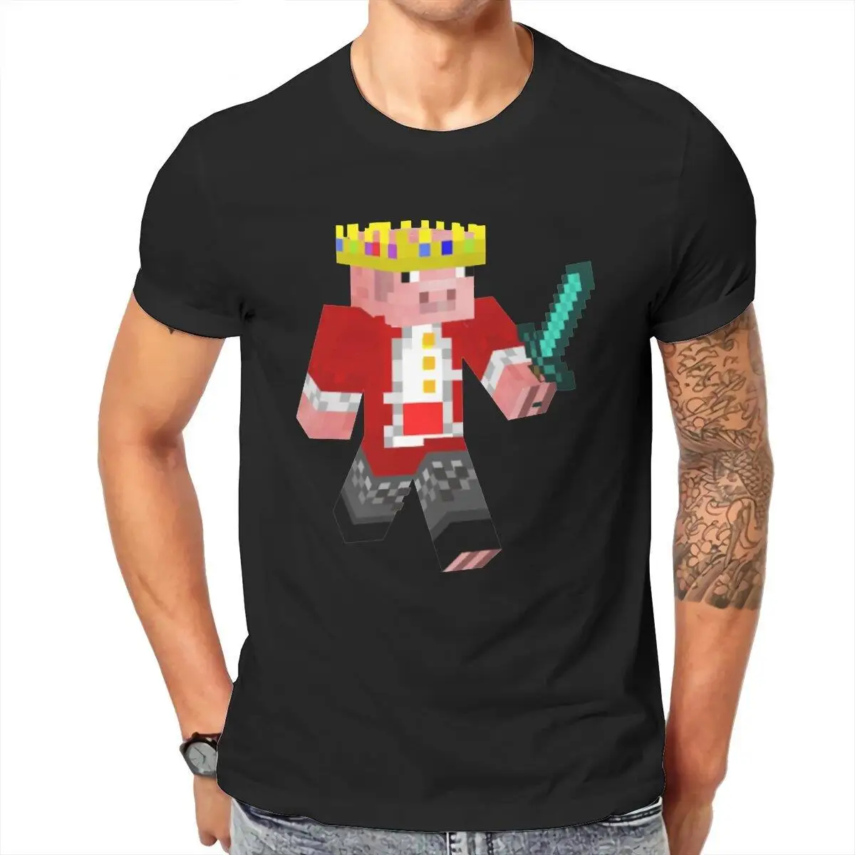 Gamer Technoblade King T-Shirts for Men Vintage 100% Cotton Tees Round Neck Short Sleeve T Shirts Printing Tops
Gamer Technoblade King T-Shirts for Men Vintage 100% Cotton Tees Round Neck Short Sleeve T Shirts Printing Tops