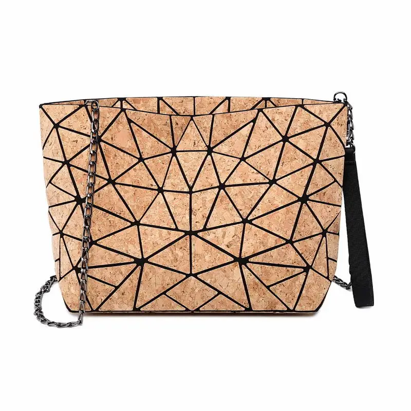 W639 KANDRA Chain Diamond Geometric Cork Shoulder Bag Deformation Bucket Bag Women Totes Irregular Folding Crossbody Bag Bolsas
W639 KANDRA Chain Diamond Geometric Cork Shoulder Bag Deformation Bucket Bag Women Totes Irregular Folding Crossbody Bag Bolsas