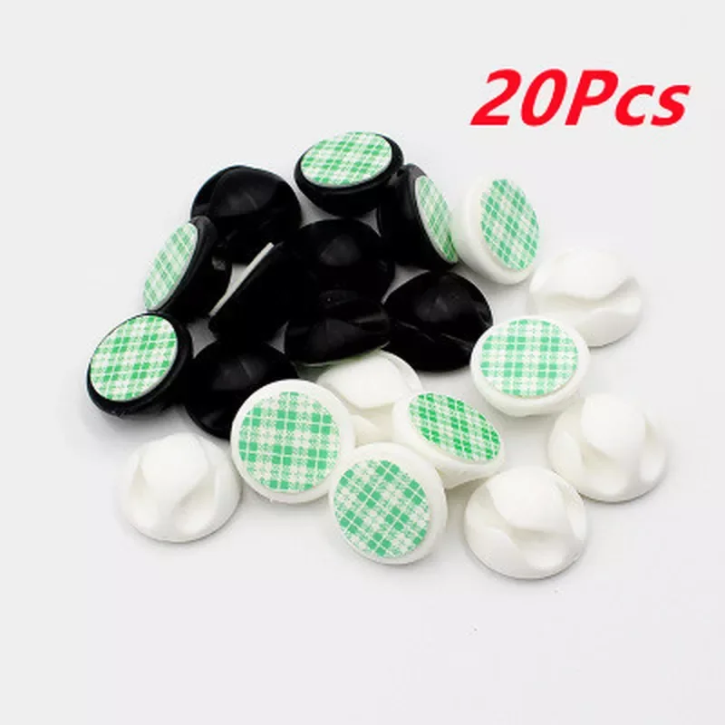 Silicone Material 20PCS/lot White Cable Wire Organizer Cable Clip Tidy USB Charger Cord Holder Desktop Cable Fixed Clamp
Silicone Material 20PCS/lot White Cable Wire Organizer Cable Clip Tidy USB Charger Cord Holder Desktop Cable Fixed Clamp