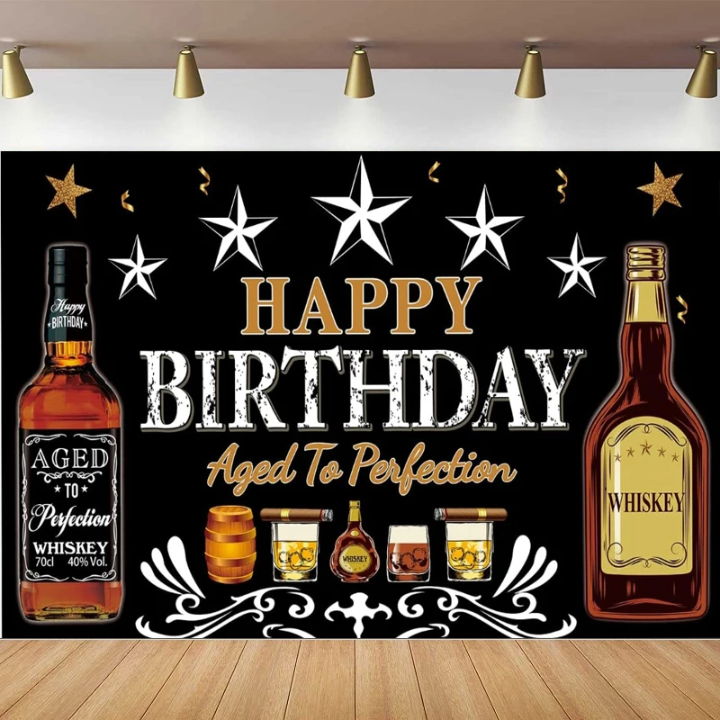 Photography Backdrop Birthday Party Decor Large Aged To Perfection Banner Whiskey Themed Cheers And Beers Poster Background
Photography Backdrop Birthday Party Decor Large Aged To Perfection Banner Whiskey Themed Cheers And Beers Poster Background