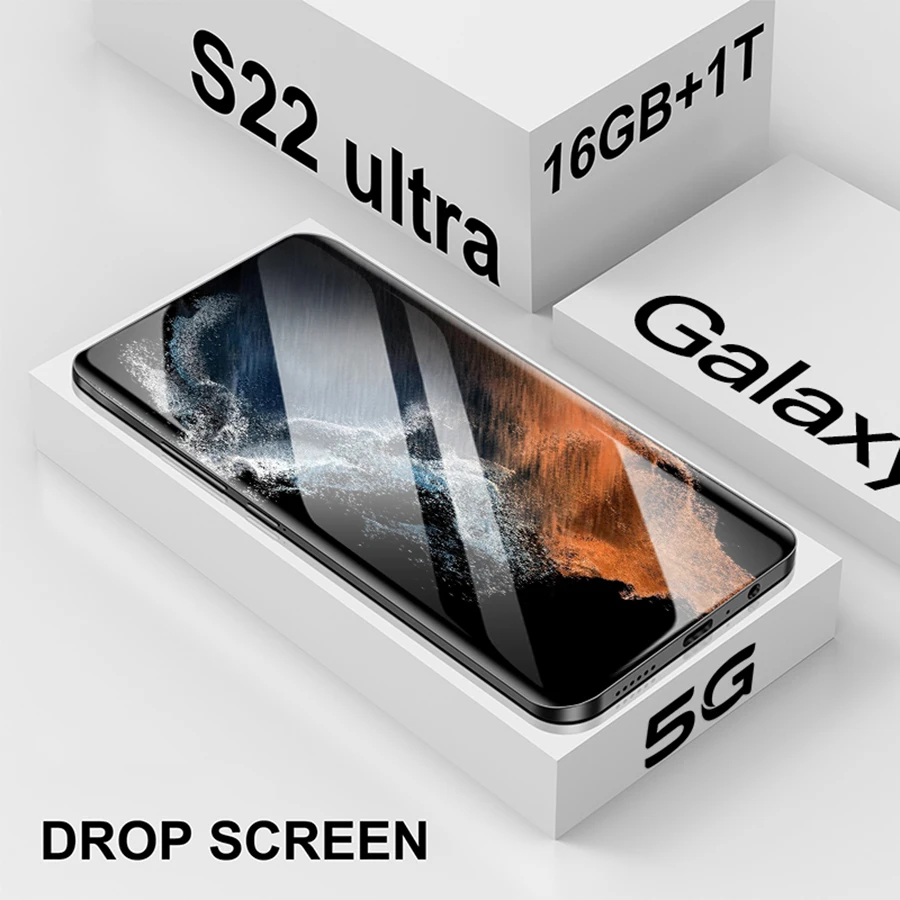 Global Version Original S22 Ultra SmartPhone Android 6.7" 6000mAh 16GBRAM 512GBROM 24+48MP Camera Unlocked 4G 5G Mobile Phones
Global Version Original S22 Ultra SmartPhone Android 6.7" 6000mAh 16GBRAM 512GBROM 24+48MP Camera Unlocked 4G 5G Mobile Phones
