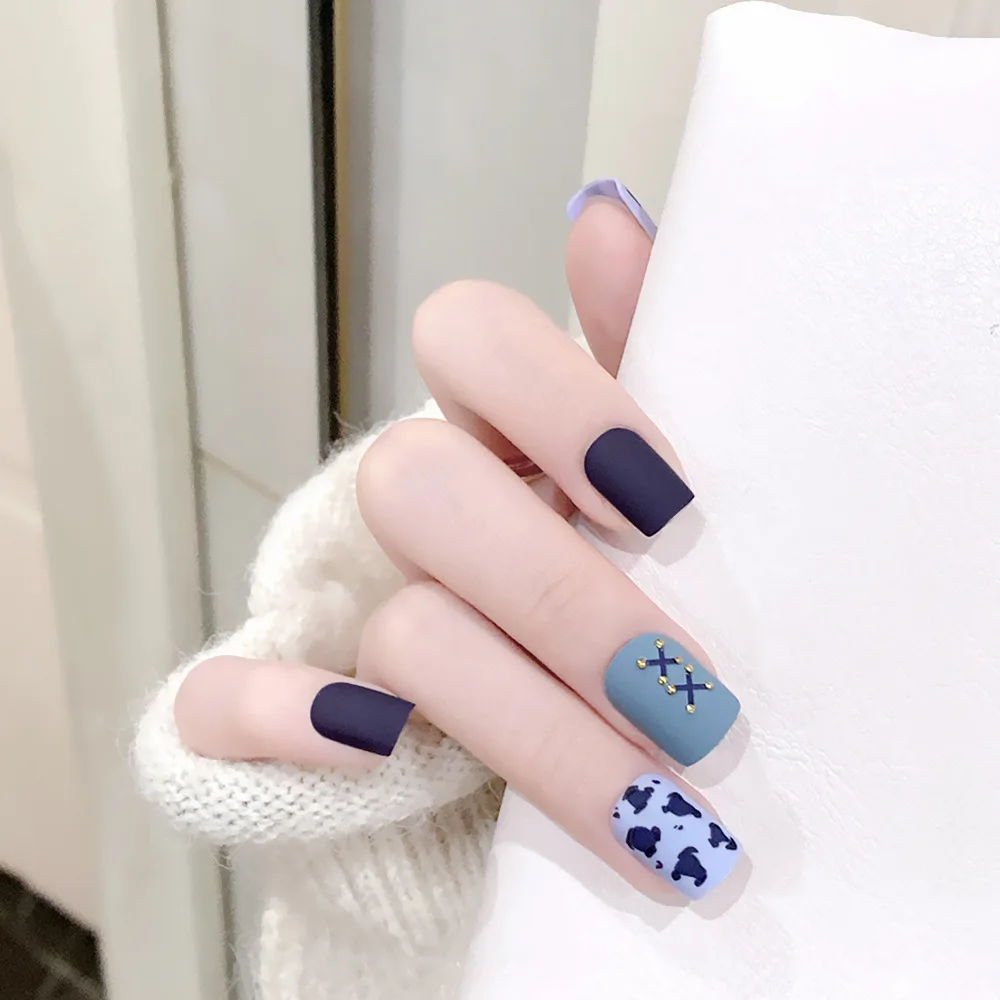 Short Net Red Removable Nail Patch Finished Autumn and Winter Nail Patch Personalized Leopard Band Fake Nail Patch
Short Net Red Removable Nail Patch Finished Autumn and Winter Nail Patch Personalized Leopard Band Fake Nail Patch