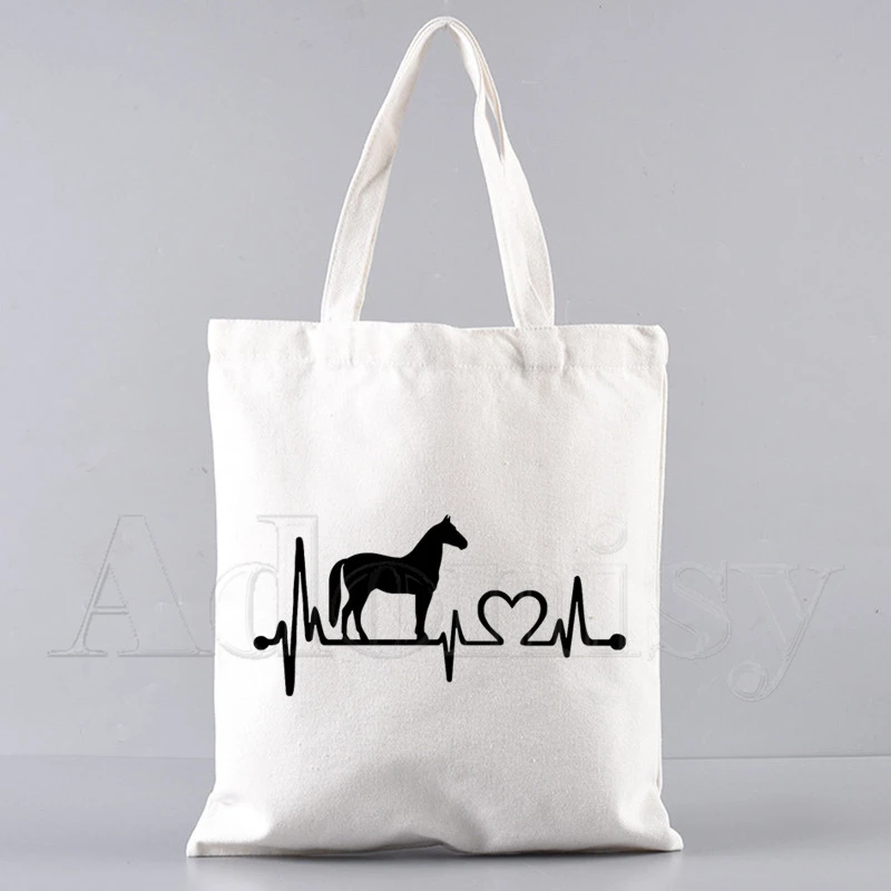 Horse Shopping Bag Grocery Handbag Bolsas De Tela Tote Bolsa Shopping Bag Jute Tote Fabric Custom
Horse Shopping Bag Grocery Handbag Bolsas De Tela Tote Bolsa Shopping Bag Jute Tote Fabric Custom
