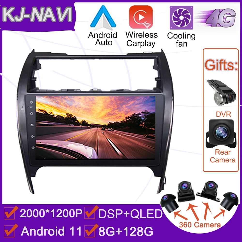 Автомагнитола на Android 11, Автомобильная Мультимедийная стерео-система с поддержкой Bluetooth 10,1 ''для Toyota Camry 7 XV 50 55 2012 - 2014 Mirror Link
Автомагнитола на Android 11, Автомобильная Мультимедийная стерео-система с поддержкой Bluetooth 10,1 ''для Toyota Camry 7 XV 50 55 2012 - 2014 Mirror Link