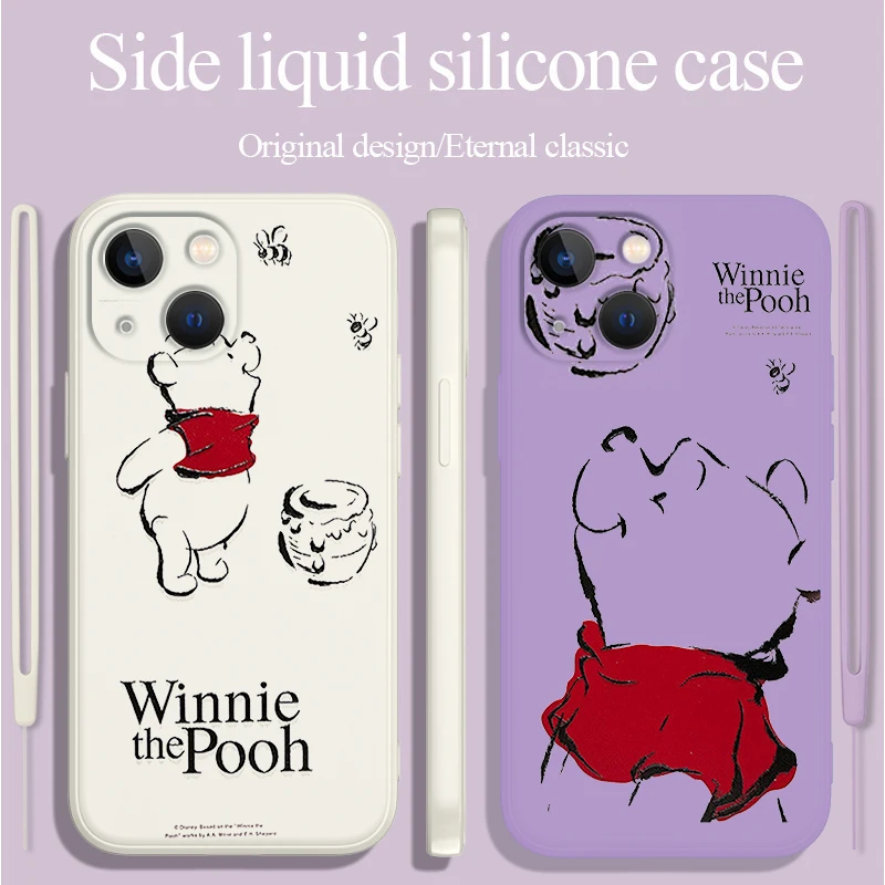 Disney Winnie the Pooh Art For Apple iPhone 14 13 12 11 Pro Max mini XS XR X 8 7 SE Liquid Rope Phone Case Capa Cover
Disney Winnie the Pooh Art For Apple iPhone 14 13 12 11 Pro Max mini XS XR X 8 7 SE Liquid Rope Phone Case Capa Cover
