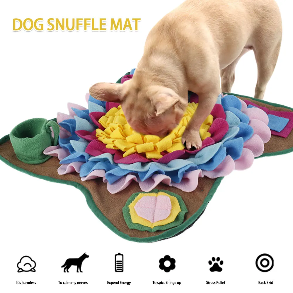 Pet Dog Sniffing Pad Snuffle Mat Nose Smell Training Puzzle Toy Slow Feeding Food Dispenser Carpet Washable Pet Supplies
Pet Dog Sniffing Pad Snuffle Mat Nose Smell Training Puzzle Toy Slow Feeding Food Dispenser Carpet Washable Pet Supplies