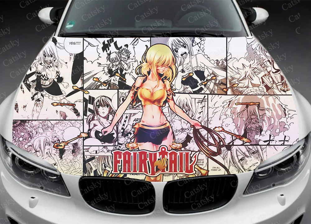 

Lucy Heartfilia Fairy Tail Car Hood Decal, Sticker, Graphic, Wrap Decal, Truck Decal,Truck Graphic,Anime Bonnet Decal