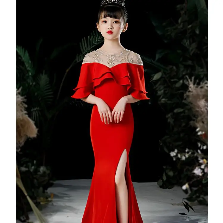 Real Photos red crystals children dresses for wedding baby girl birthday dress high quality ruffle princess dress for girls
Real Photos red crystals children dresses for wedding baby girl birthday dress high quality ruffle princess dress for girls