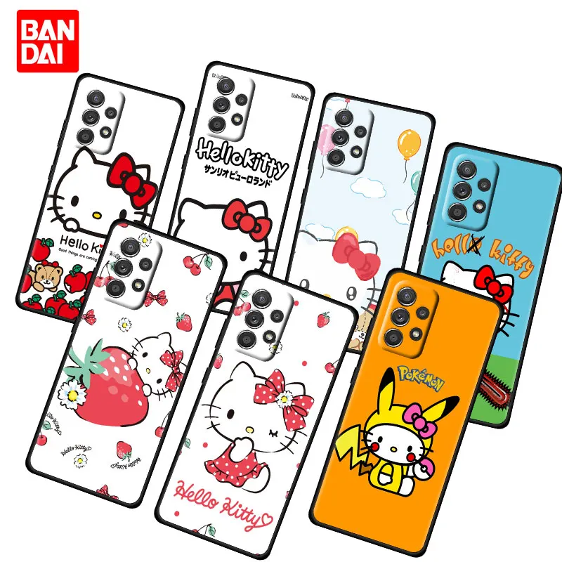 Hello Kitty Sanrio Case for Samsung Galaxy A03 A13 A31 A50 A51 A52 A30 A70 A71 A32 Note 20 Ultra 5G Silicone Black Cover Funda
Hello Kitty Sanrio Case for Samsung Galaxy A03 A13 A31 A50 A51 A52 A30 A70 A71 A32 Note 20 Ultra 5G Silicone Black Cover Funda