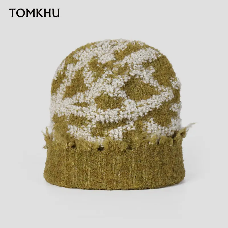 New Women Men Warm Knitted Beanie Hat Cap Autumn Winter Lady Casual Retro Street Hat Harajuku Y2K Knitted Hat Designer Bonnets
New Women Men Warm Knitted Beanie Hat Cap Autumn Winter Lady Casual Retro Street Hat Harajuku Y2K Knitted Hat Designer Bonnets