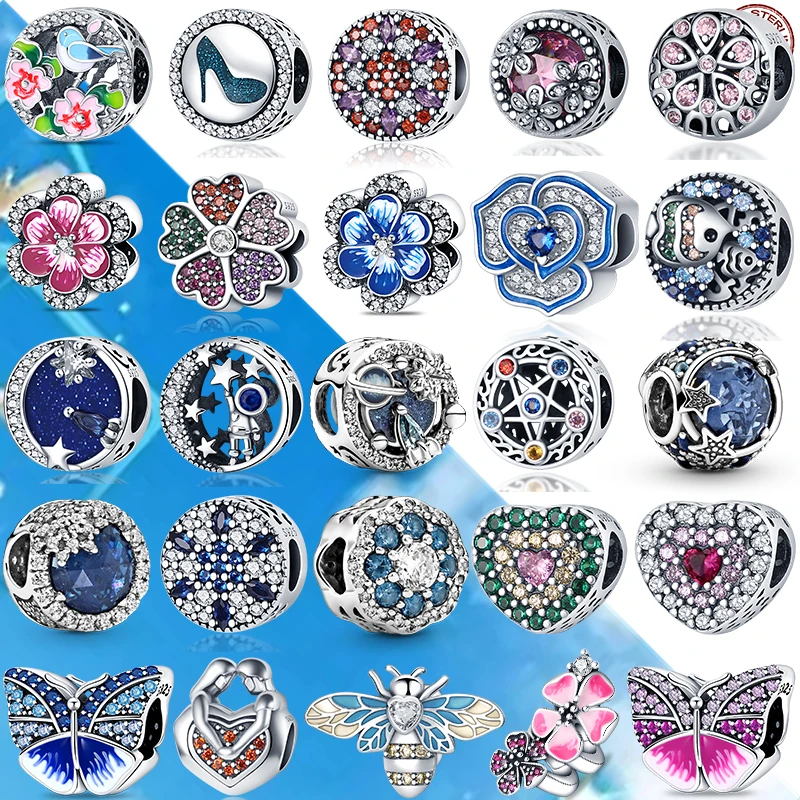 2022 New 925 Sterling Silver Round and Heart Beaded Charm Fit Original Pandora Charm Bracelet Women's Jewelry DIY Gift Making
2022 New 925 Sterling Silver Round and Heart Beaded Charm Fit Original Pandora Charm Bracelet Women's Jewelry DIY Gift Making