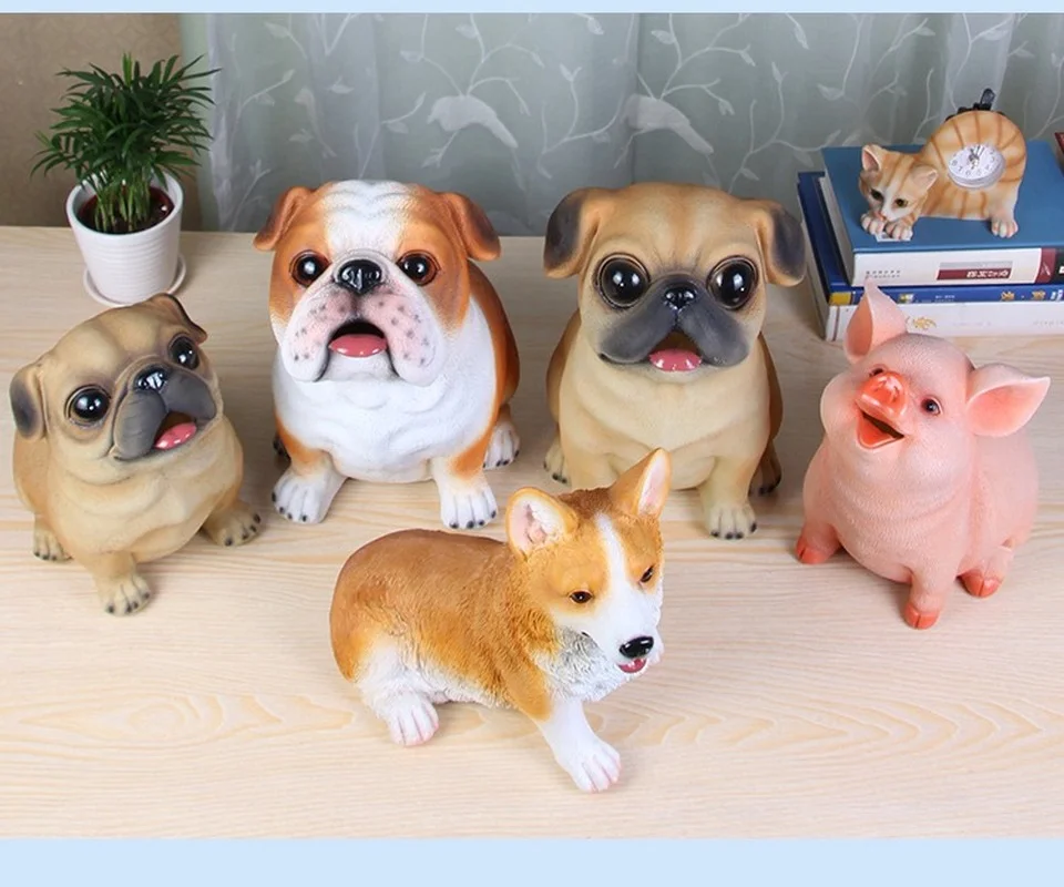 Child piggy bank Girl piggy bank Home Decoration Creative cute cartoon dog piggy bank birthday gift
Child piggy bank Girl piggy bank Home Decoration Creative cute cartoon dog piggy bank birthday gift
