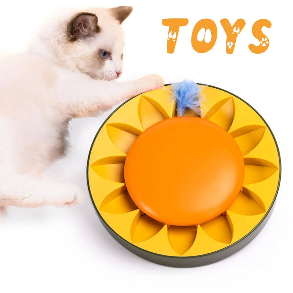 Smart Sensing Sunflower Cat Toy Automatic Cat Stick Interactive Training Toys Durable for Pet Cat Game Play Toy Pet Supplies
Smart Sensing Sunflower Cat Toy Automatic Cat Stick Interactive Training Toys Durable for Pet Cat Game Play Toy Pet Supplies