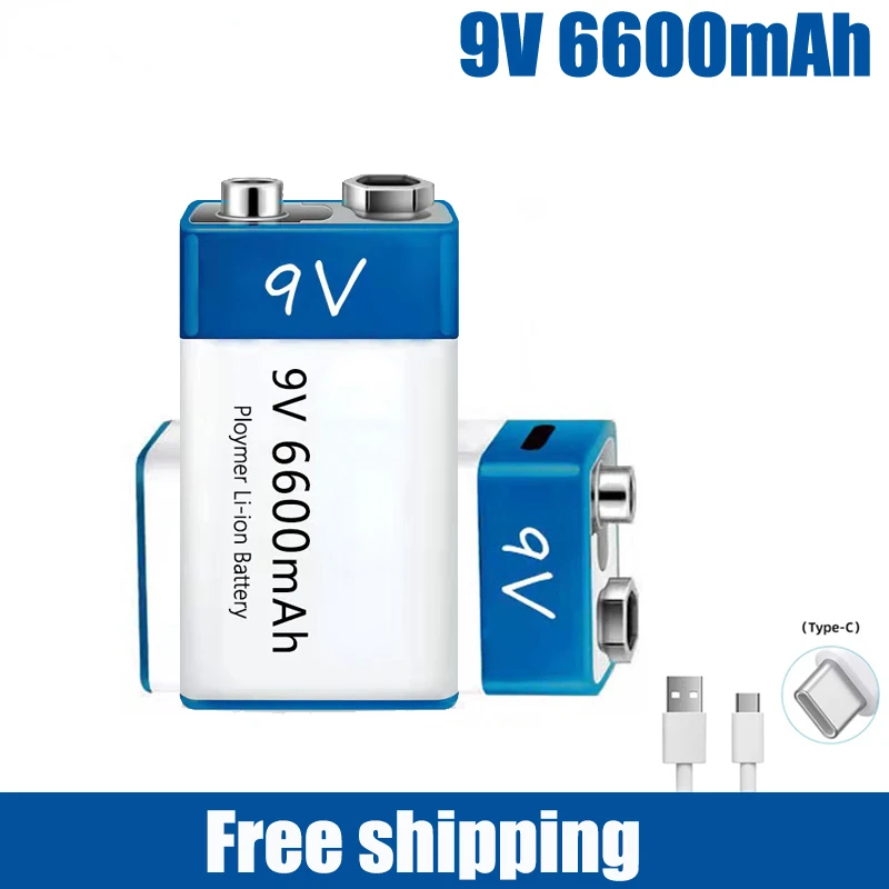 2022 новый перезаряжаемый литий-ионный аккумулятор 9 в USB 6600 мАч подходит для камер и других серий электронных товаров + USB кабель
2022 новый перезаряжаемый литий-ионный аккумулятор 9 в USB 6600 мАч подходит для камер и других серий электронных товаров + USB кабель