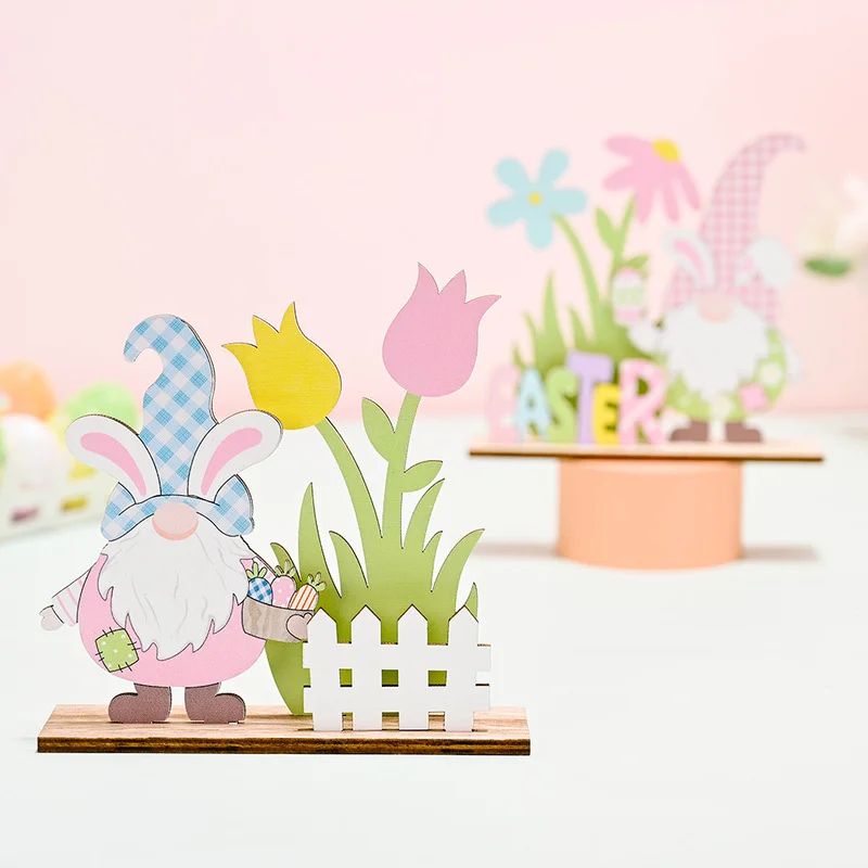 Beautiful Easter Spring Decoration Wooden Easter Ornaments Bunny Carrot Faceless Gnome Party Decor Easter Decoration
Beautiful Easter Spring Decoration Wooden Easter Ornaments Bunny Carrot Faceless Gnome Party Decor Easter Decoration