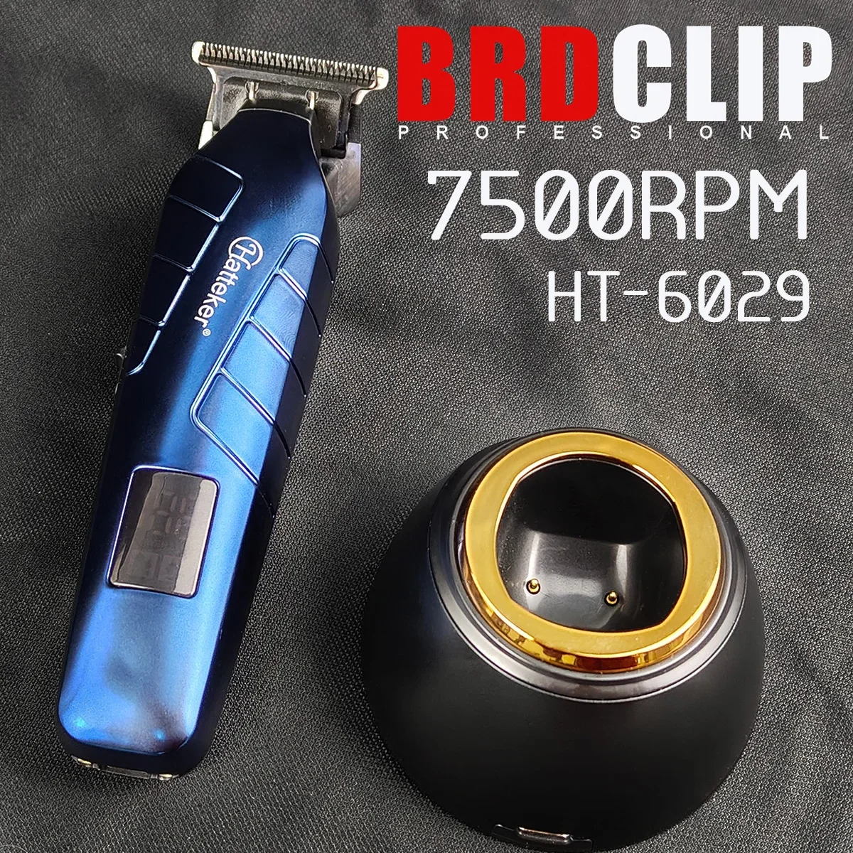 Профессиональная машинка для стрижки волос BRDCLIP HT-6029 триммер парикмахерской