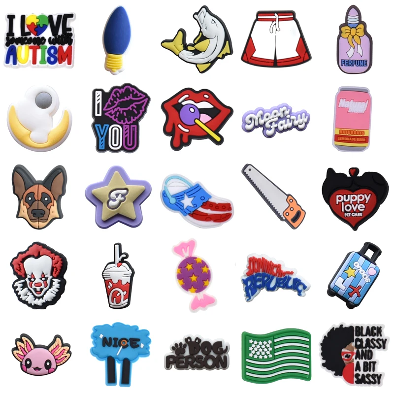 Gifts Boy Decorations for Crocs Women Charm Men Set Jeans Shoes Accessories Girl Shoe Charms Wholesale Bulk Packs Kids Para Pins 
Gifts Boy Decorations for Crocs Women Charm Men Set Jeans Shoes Accessories Girl Shoe Charms Wholesale Bulk Packs Kids Para Pins