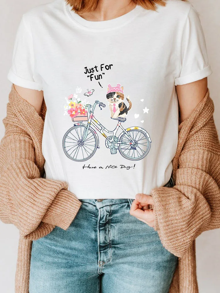 New Summer Women's Top Women's Just for Fun Letter Print Casual Short Sleeve Round Neck T-shirt
New Summer Women's Top Women's Just for Fun Letter Print Casual Short Sleeve Round Neck T-shirt