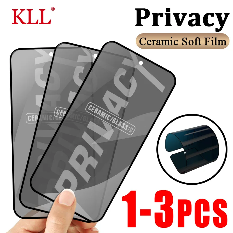 

Privacy Ceramic Film for Realme C33 C35 C55 C30S C31 Anti SPY Screen Protector Realme 7 V30 V20 V23 V25 V11 V15 X50 X7 Pro No Gl