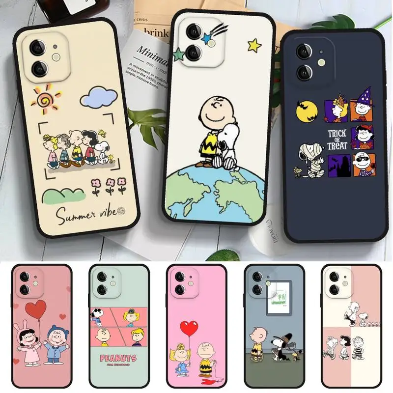 Peanuts Charlie Brown Phone Case For IPhone 13 12 11 Pro Max Mini Xs X Xr 7 8 6 6s Plus Se 2020 Black Soft Silicone Cover
Peanuts Charlie Brown Phone Case For IPhone 13 12 11 Pro Max Mini Xs X Xr 7 8 6 6s Plus Se 2020 Black Soft Silicone Cover