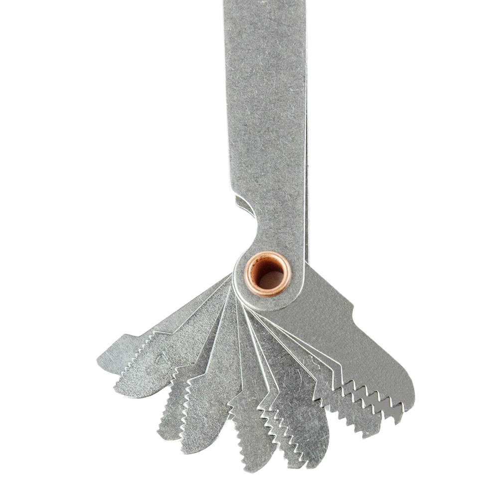 1 Set 55/60 Degree Metric Inch Thread Pitch Gauge Free Adjustment Carbon Steel High Hardness Measuring Tools For Workshop
1 Set 55/60 Degree Metric Inch Thread Pitch Gauge Free Adjustment Carbon Steel High Hardness Measuring Tools For Workshop
