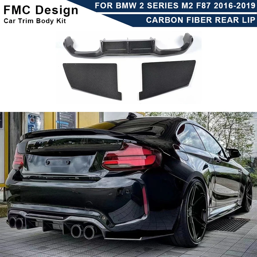 For BMW 2 Series F87 M2 2016- 2019 Carbon Fiber Car Racing Rear Bumper Diffuser Lip Spoiler Bumper Aprons Splitters
For BMW 2 Series F87 M2 2016- 2019 Carbon Fiber Car Racing Rear Bumper Diffuser Lip Spoiler Bumper Aprons Splitters