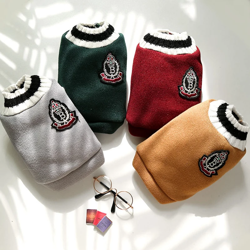 Fashion Academy Style Pet Clothes, Winter Warm Knitted Dog Tank Top, Dog And Cat Accessories, Soft Comfortable Vest For Bomei
Fashion Academy Style Pet Clothes, Winter Warm Knitted Dog Tank Top, Dog And Cat Accessories, Soft Comfortable Vest For Bomei