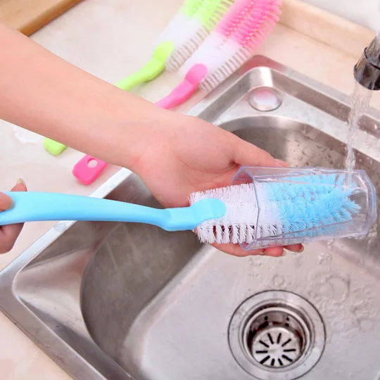 Long-handled Fine-haired Kitchen Brush with Super Strong Decontamination Milk Bottle Brushing Tea Cup Bottle Cleaning Brush
Long-handled Fine-haired Kitchen Brush with Super Strong Decontamination Milk Bottle Brushing Tea Cup Bottle Cleaning Brush