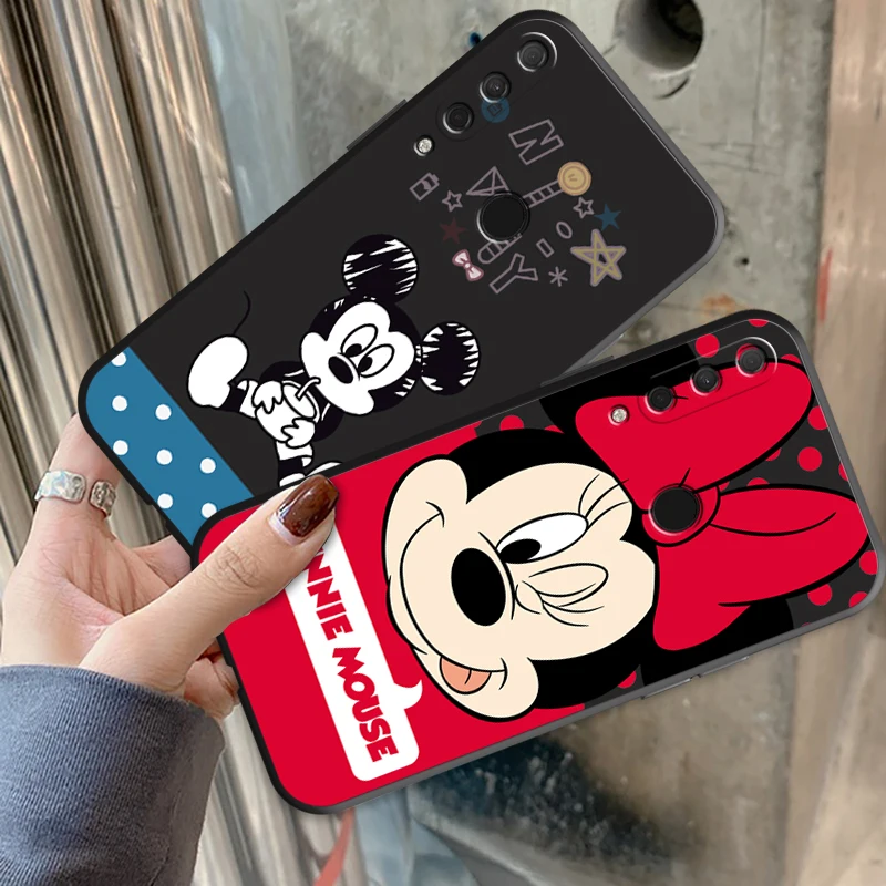

Disney Mickey Minnie Phone Case For HUAWEI P20 Lite Pro Plus P20 Lite 2019 Shell Carcasa Unisex Funda Original Smartphone