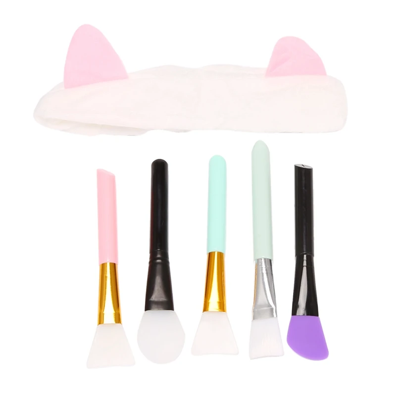 Facial Mud Mask Applicator, Mask Brush And Headband, Suitable For Skin Care, Beauty, Mud Makeup Tools
Facial Mud Mask Applicator, Mask Brush And Headband, Suitable For Skin Care, Beauty, Mud Makeup Tools