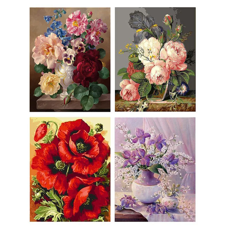 Full Round Diamond Painting Cross Stitch Flowers 5D DIY Diamond Embroidery Mosaic Rhinestones Kits Needlework
Full Round Diamond Painting Cross Stitch Flowers 5D DIY Diamond Embroidery Mosaic Rhinestones Kits Needlework